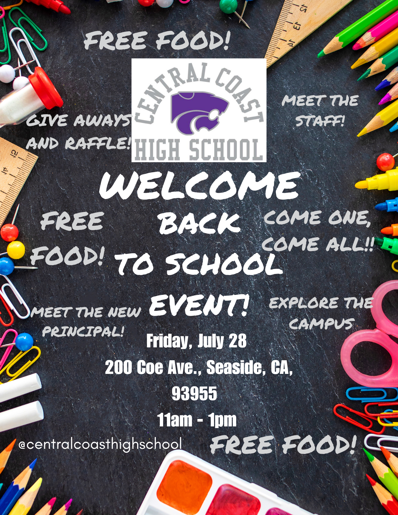 CCHS Back to School Event